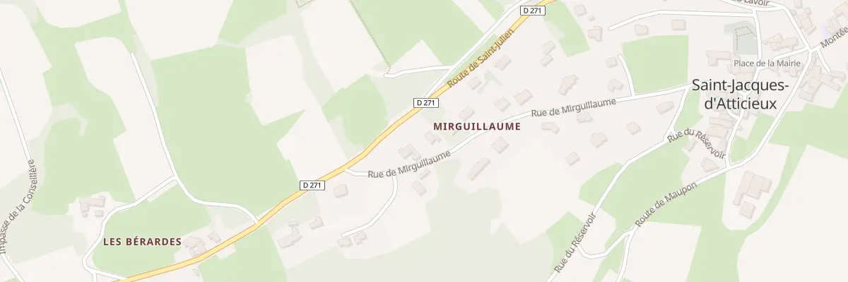 Plan du 105 Rue de Mirguillaume à Saint-Jacques-d’Atticieux