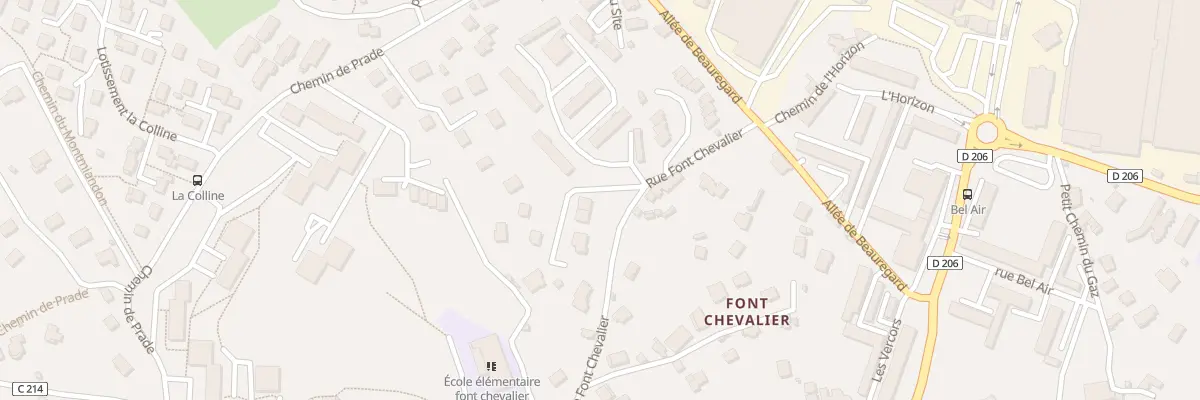 Plan du 57 Rue de Font Chevalier à Annonay