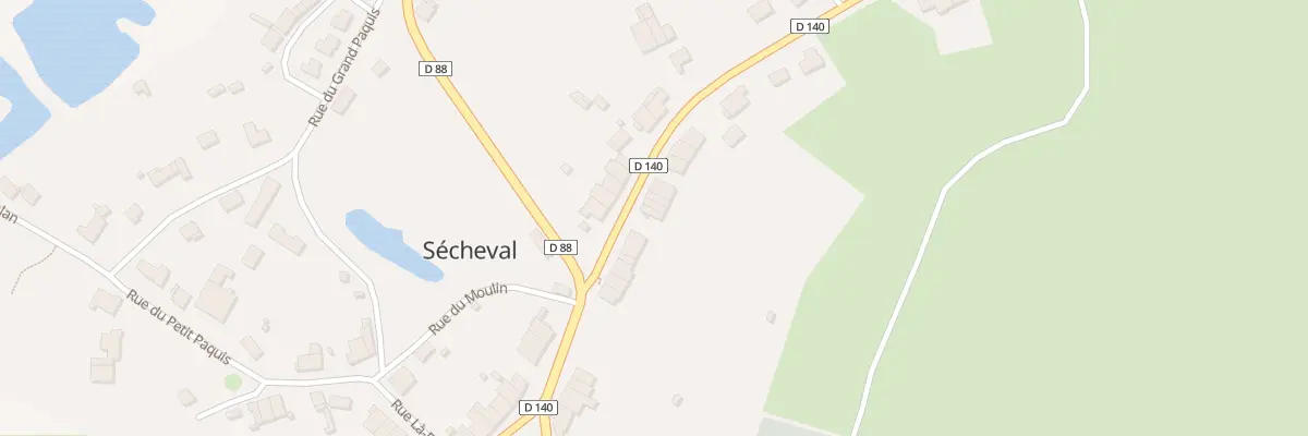 Plan du 5013 Le Village à Sécheval