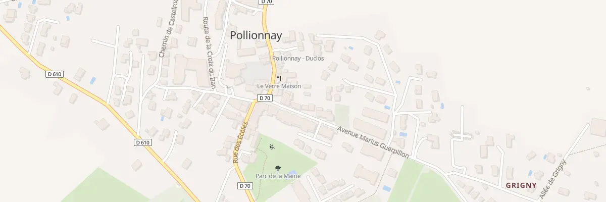 Plan du 20 Gr Gd Rue J Pierre Dumortier à Pollionnay