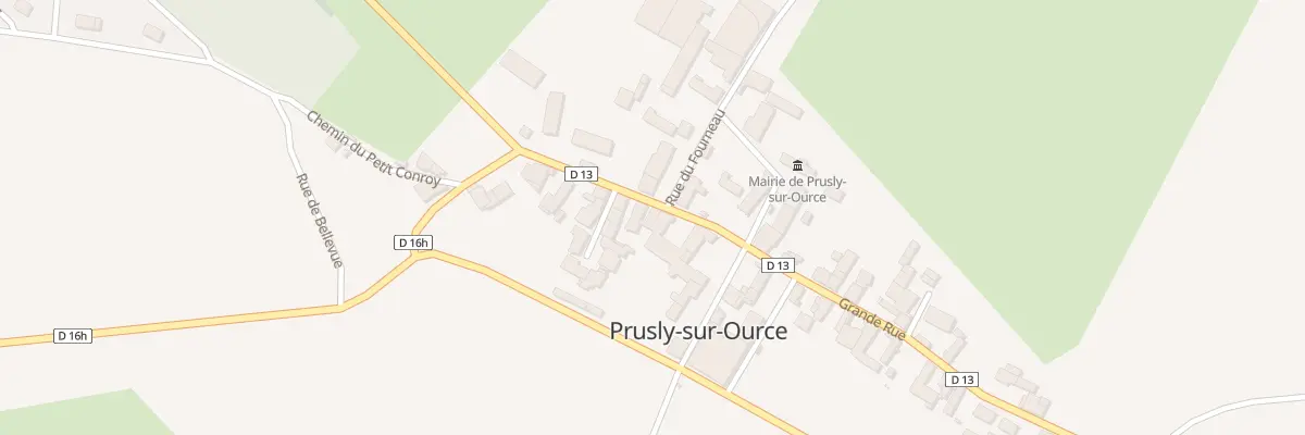 Plan du 8 Gr Grande Rue à Prusly-sur-Ource