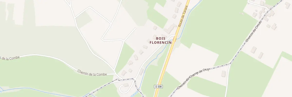 Plan du 130 Rte de Bois Florencin à Porte des Pierres Dorées