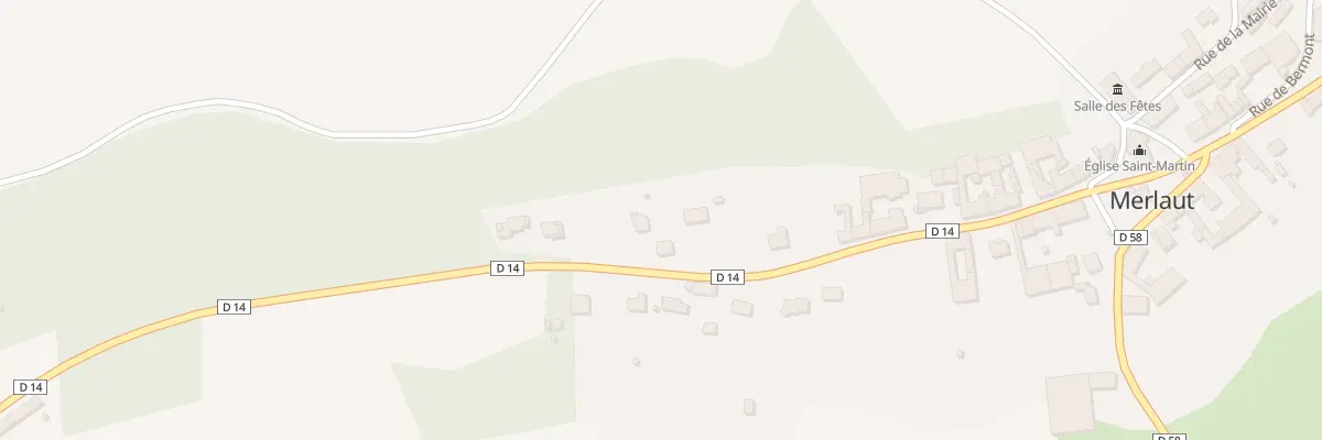 Plan du 23 Rue de la Bas Roche à Merlaut