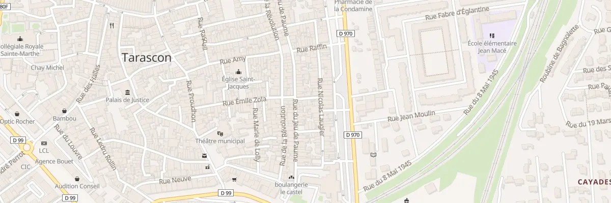 Plan du 32 Rue de la Libre Pensee à Tarascon