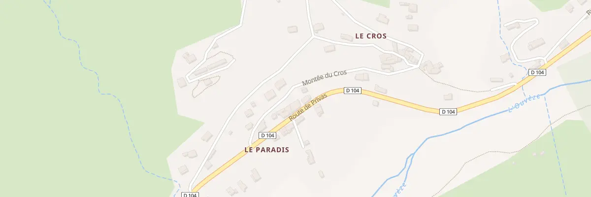 Plan du 378 Rte de Privas à Flaviac