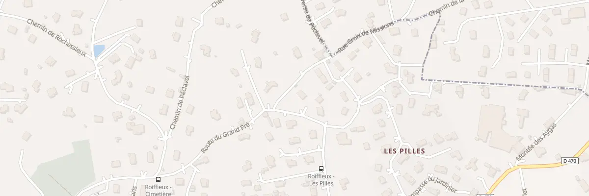 Plan du 693 Rte du Grand Pré à Roiffieux