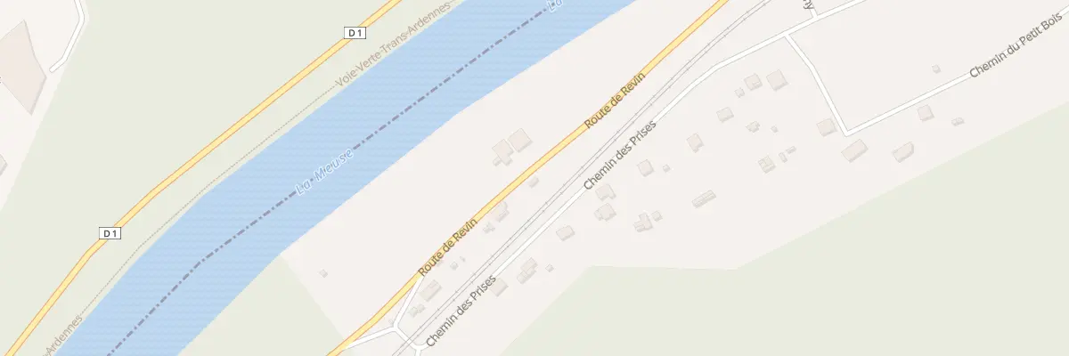 Plan du 10 Rte de Revin à Anchamps