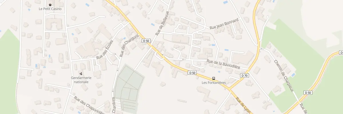 Plan du 3B Rue de la Baviodière à Vaugneray