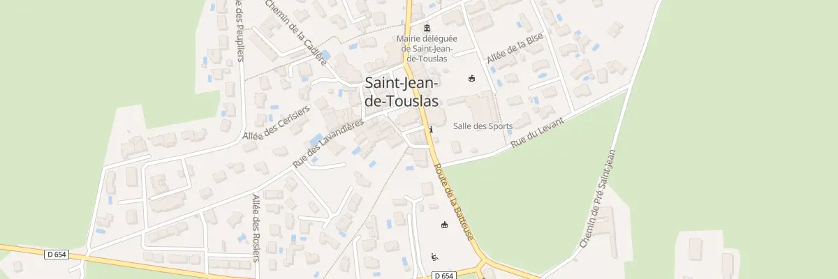 Plan du 2 Rue de l’Eglise - Touslas à Beauvallon