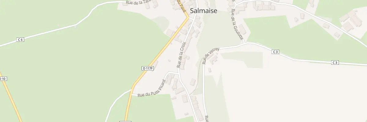 Plan du 13 Rue de la Croix à Salmaise