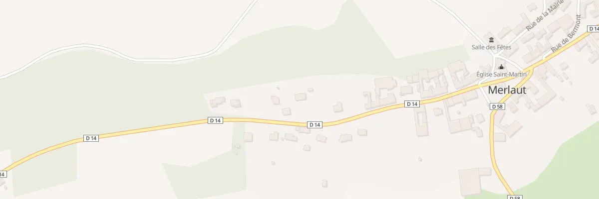 Plan du 21 Rue de la Bas Roche à Merlaut