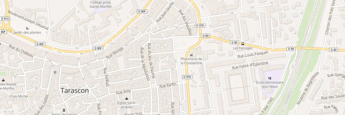 Plan du 15B Bd Gambetta à Tarascon