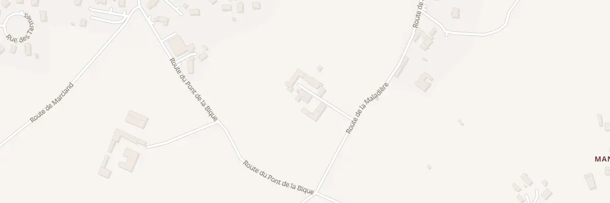 Plan du 750B Rte de la Maladiére à Roiffieux