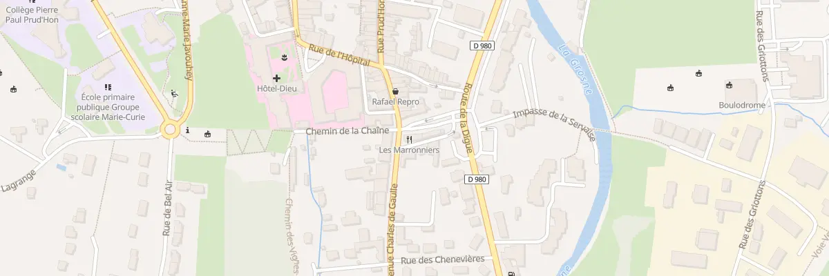 Plan du 4 Pl des Fossés à Cluny