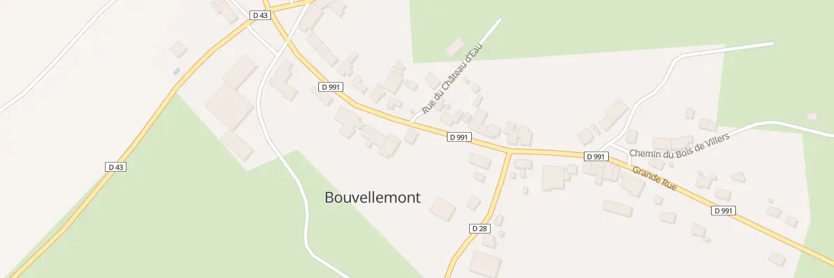 Plan du 14 Grande Rue à Bouvellemont