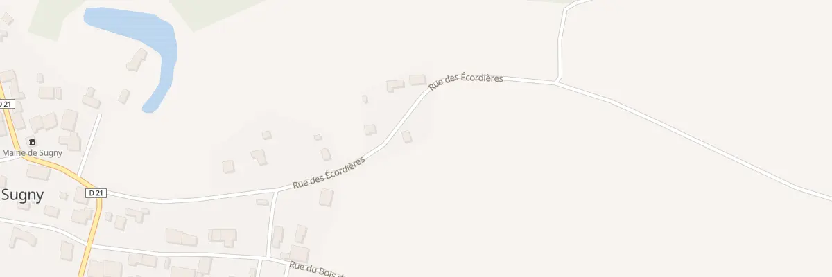 Plan du 6 Rue des Ecordieres à Sugny