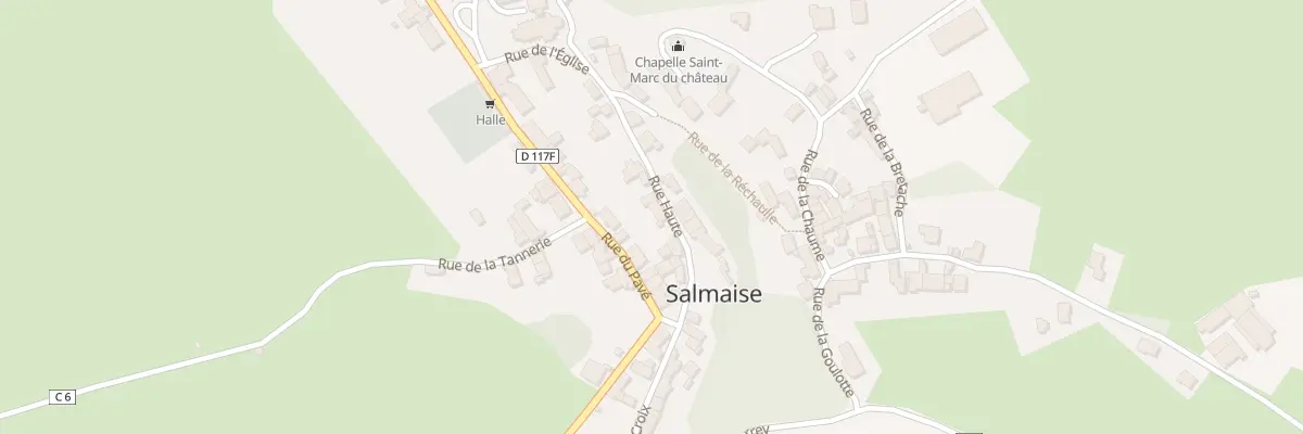 Plan du 5010 Le Village à Salmaise