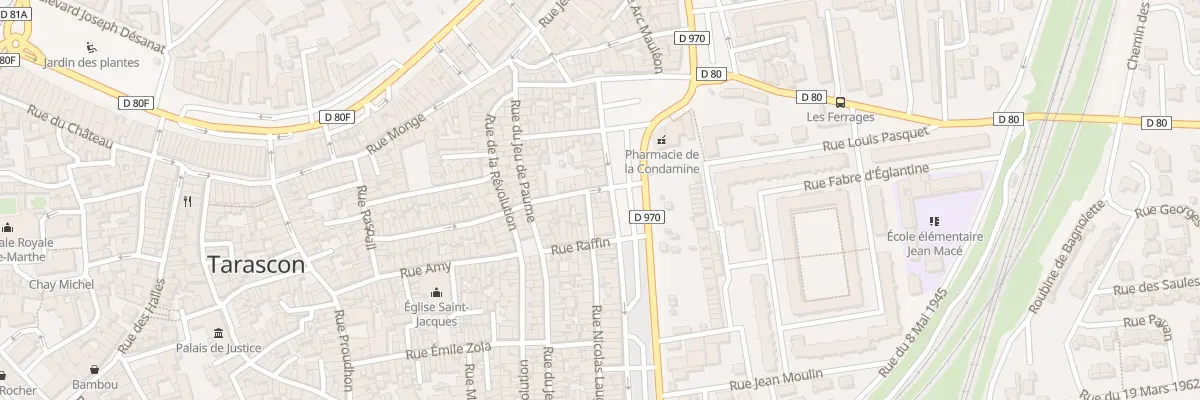 Plan du 44 Rue Marat à Tarascon