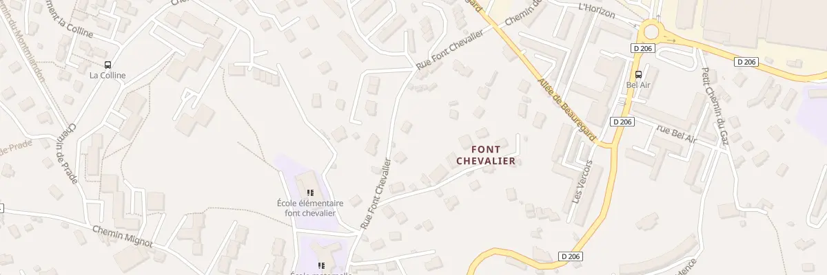Plan du 60 Rue de Font Chevalier à Annonay