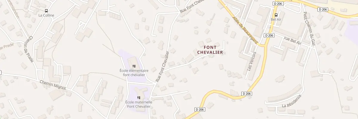Plan du 54 Rue de Font Chevalier à Annonay