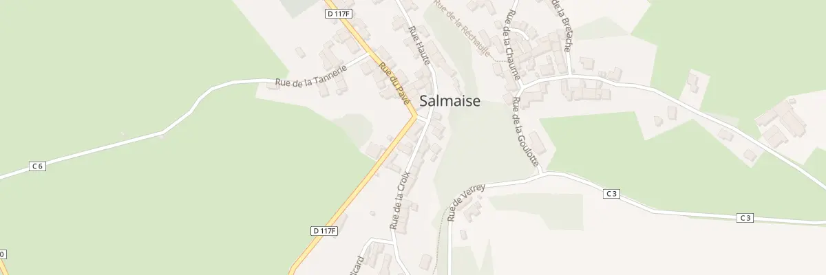 Plan du Village à Salmaise