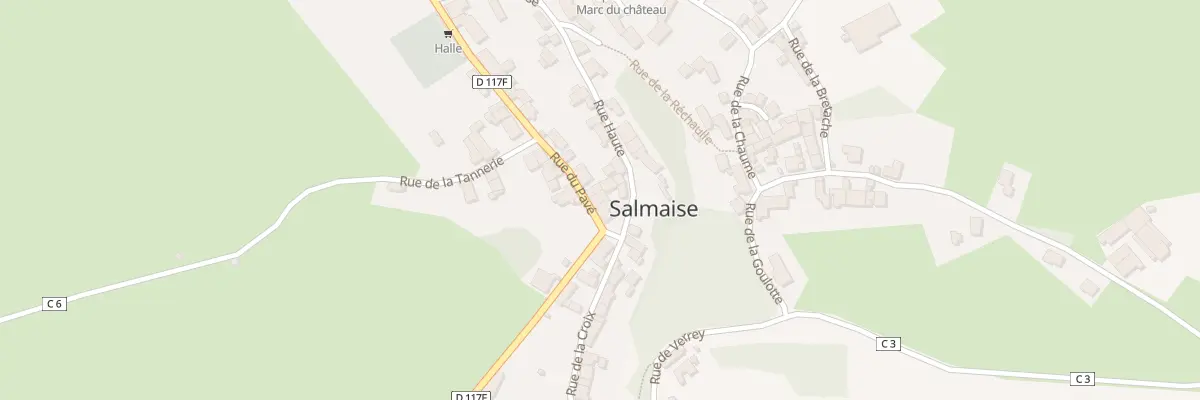 Plan du 5084 Le Village à Salmaise