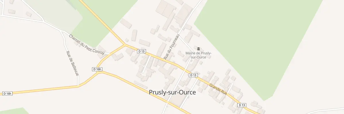 Plan du 5 Grande Rue à Prusly-sur-Ource