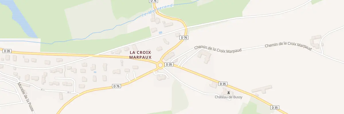Plan du 1 Che de la Croix Marpaud à Saint-Julien