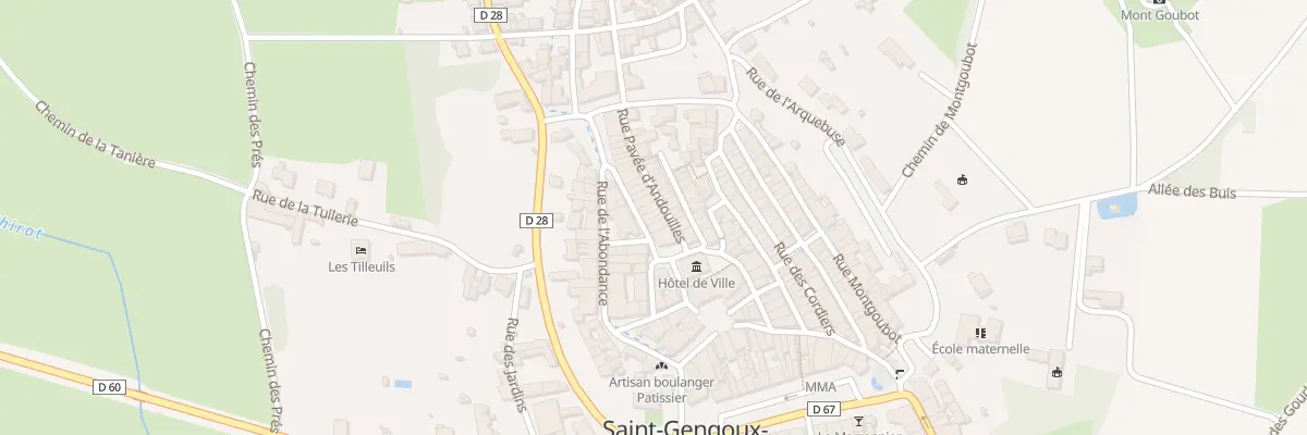 Plan du 6 Rue des Vertus à Saint-Gengoux-le-National