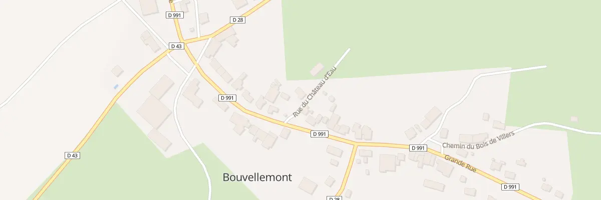 Plan du 1 Rue du Chateau d’Eau à Bouvellemont