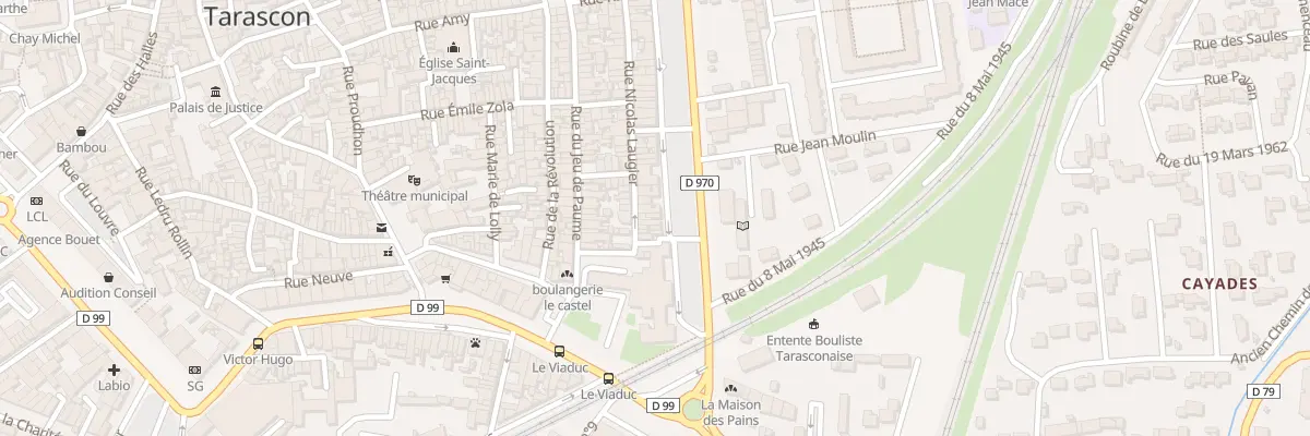 Plan du 65 Bd Gambetta à Tarascon