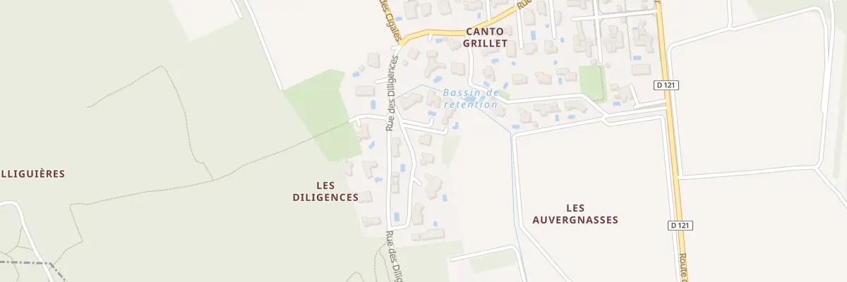 Plan du 85A Rue des Diligences à Orsan