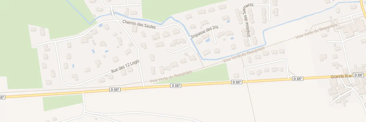 Plan du 1 Imp des Primeveres à Cercié