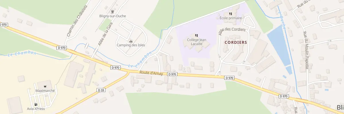 Plan du 16 Rte d’Arnay à Bligny-sur-Ouche