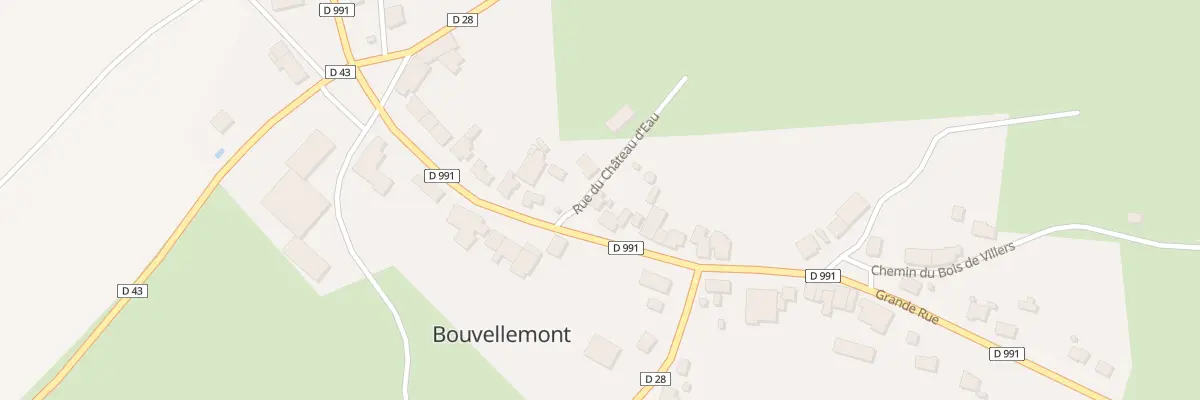 Plan du 2 Rue du Chateau d’Eau à Bouvellemont