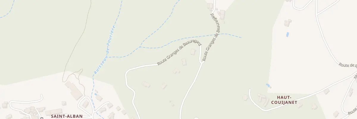 Plan du 448 Rte Grange de Beauregard à Viviers