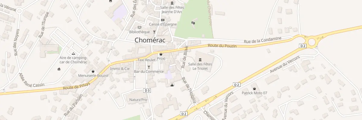 Plan du 56 Rue de Biove à Chomérac