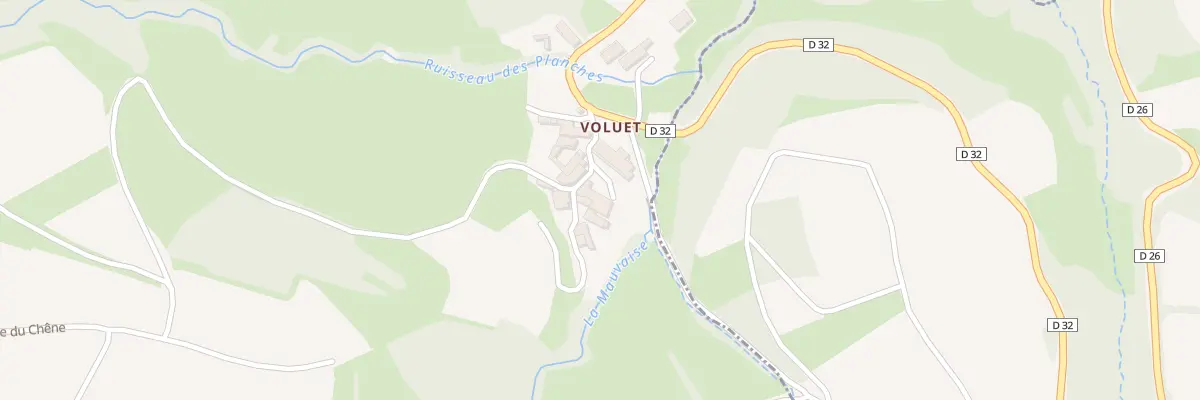Plan du 5095 Voluet à Vauxrenard