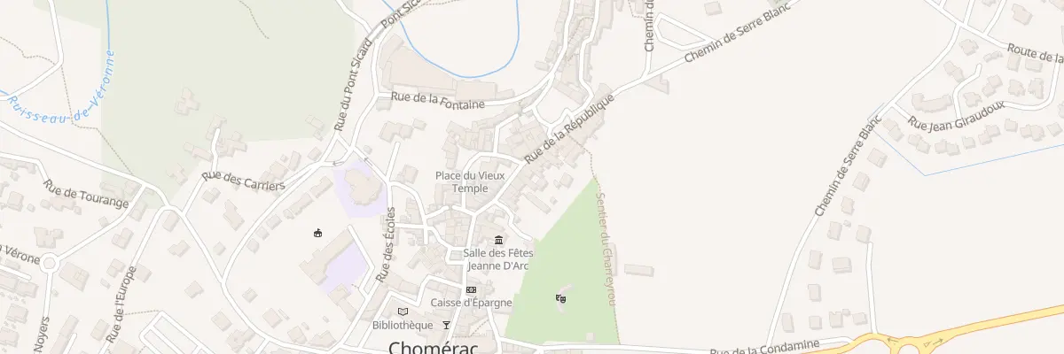 Plan du 232 Rue de la République à Chomérac