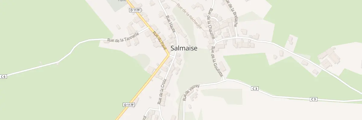 Plan du 5059 Le Village à Salmaise