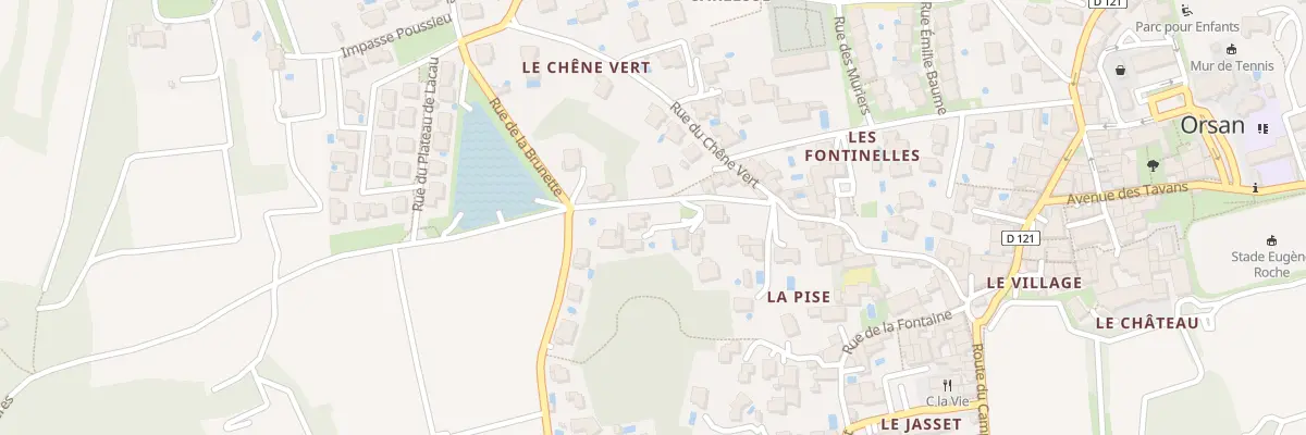Plan du 21 Rue de la Pise à Orsan