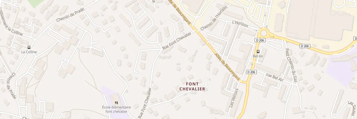 Plan du 70 Rue de Font Chevalier à Annonay