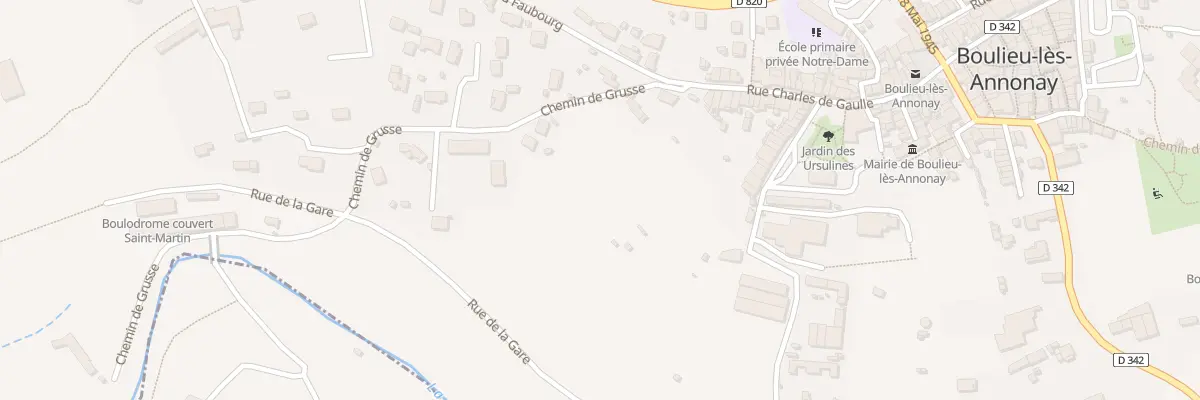 Plan du 143B Che de Grusse à Boulieu-lès-Annonay