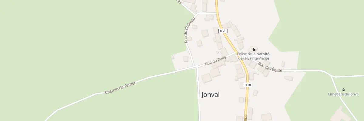 Plan du 1 Rue du Chateau à Jonval