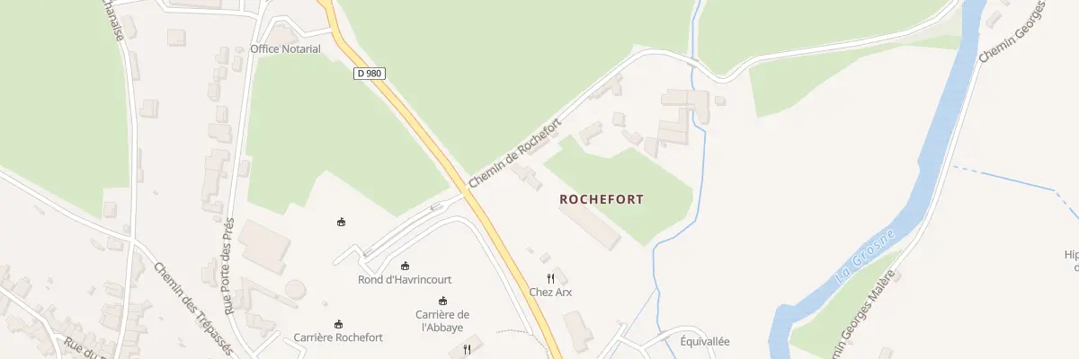 Plan du 4 Che de Rochefort à Cluny