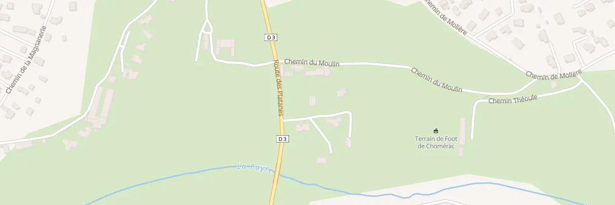 Plan du 259 Rte des Platanes à Chomérac