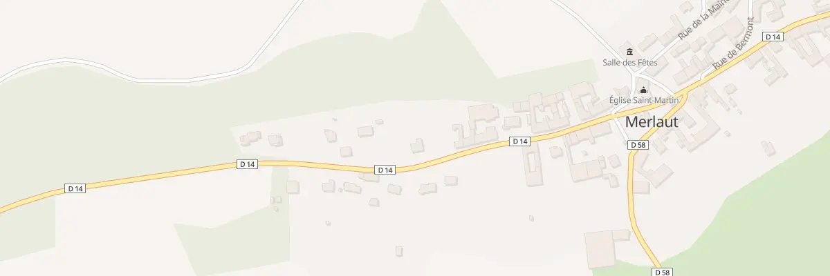 Plan du 19 Rue de la Bas Roche à Merlaut