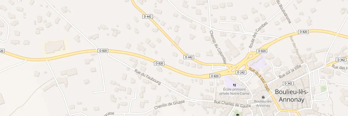 Plan du 153 Rte de Samoyas à Boulieu-lès-Annonay