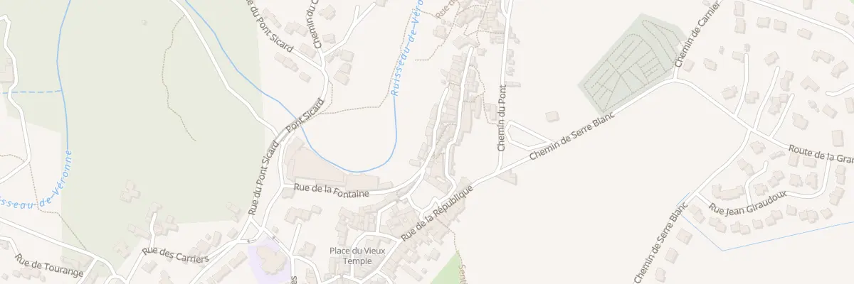 Plan du 55 Rue du Donjon à Chomérac