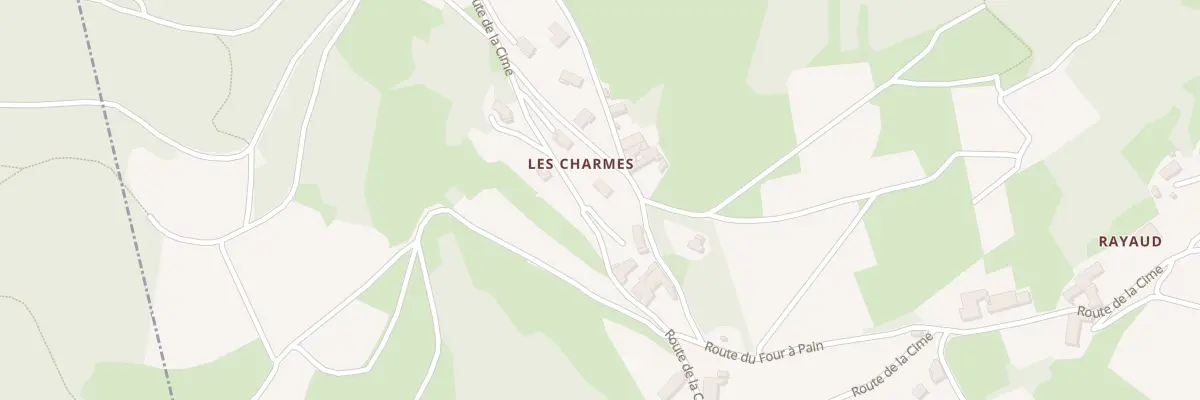 Plan du 1450 Rte de la Cime à Émeringes
